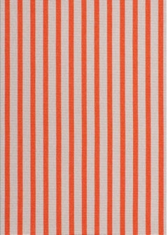Modern Maia OUTDOORS Dining Chairs, Orange DEDAR Striped Fabric by Greenapple