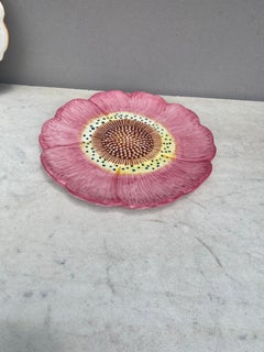 Modern Majolica Wild Rose Plate Seymour Mann