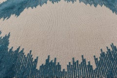Modern Mandorla Handmade Silk Rug by Doris Leslie Blau