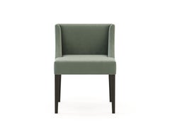 Modern Manhattan Chair Made with Oak and Suede, Handmade by Stylish Club