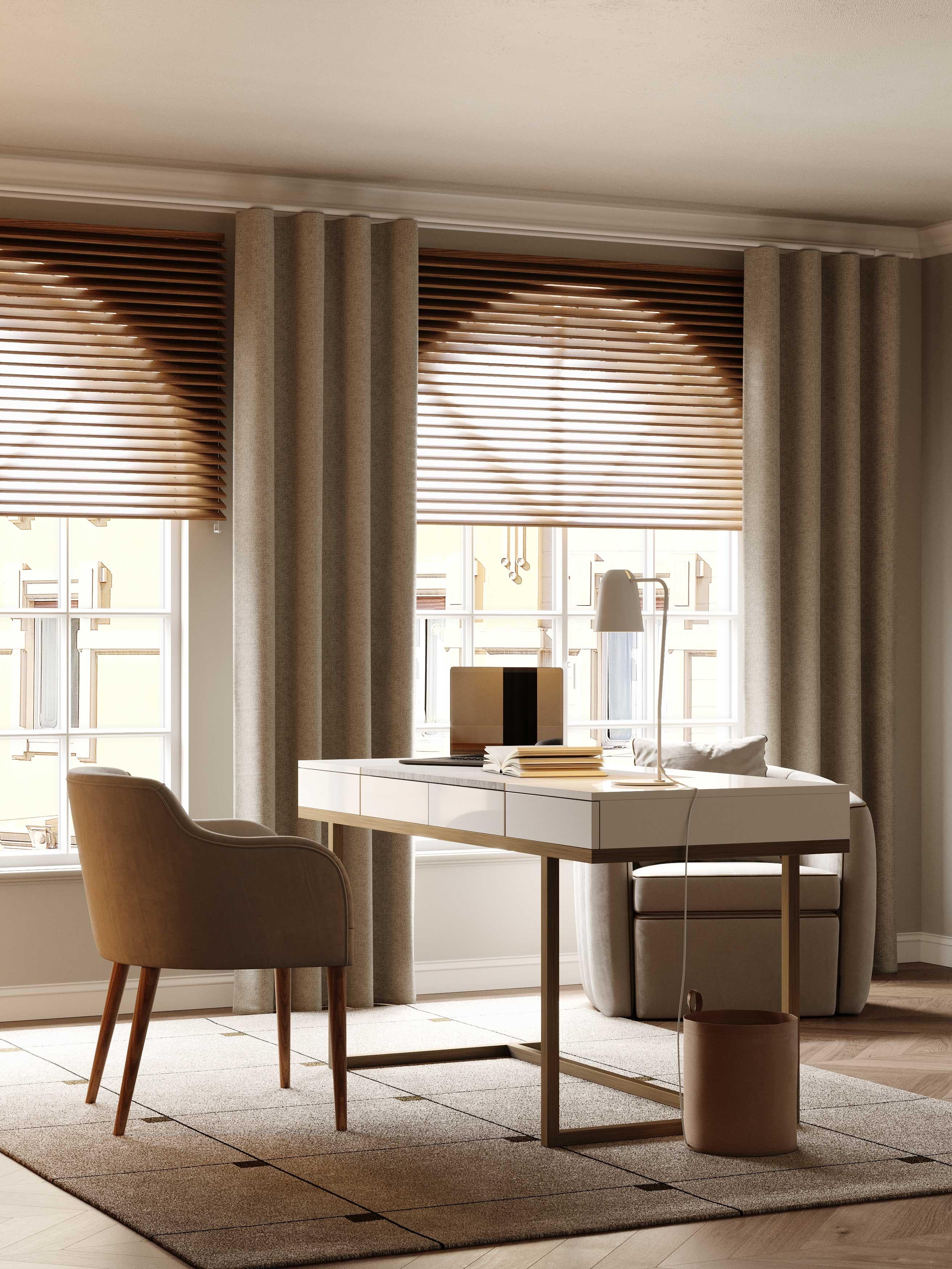 Scrivania moderna Manhattan realizzata in Oak, lacca e ottone, fatta a mano da Stylish Club In condizioni Nuovo in vendita a Seroa, PT