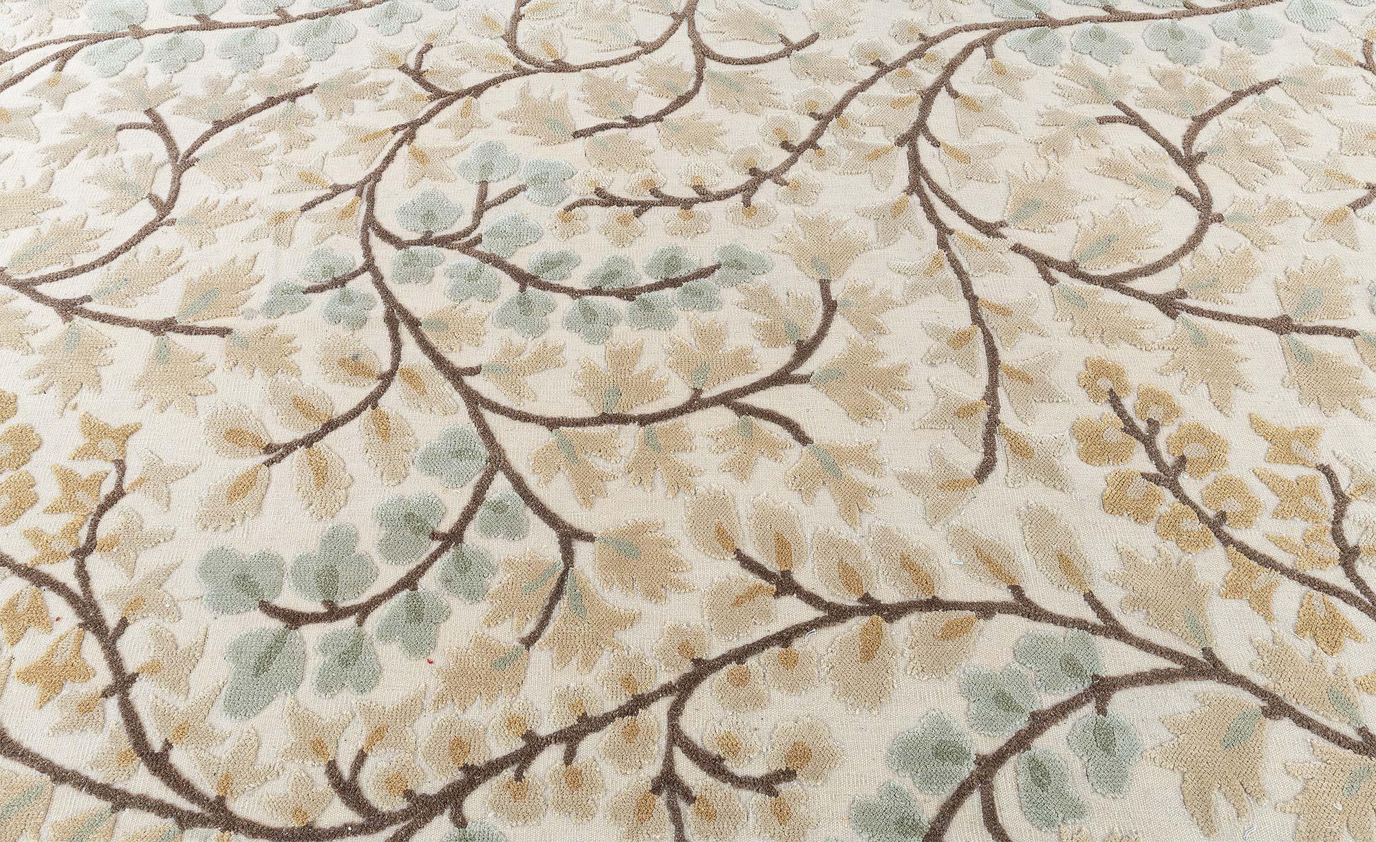 Modern Maple Design Rug by Doris Leslie Blau In New Condition For Sale In New York, NY