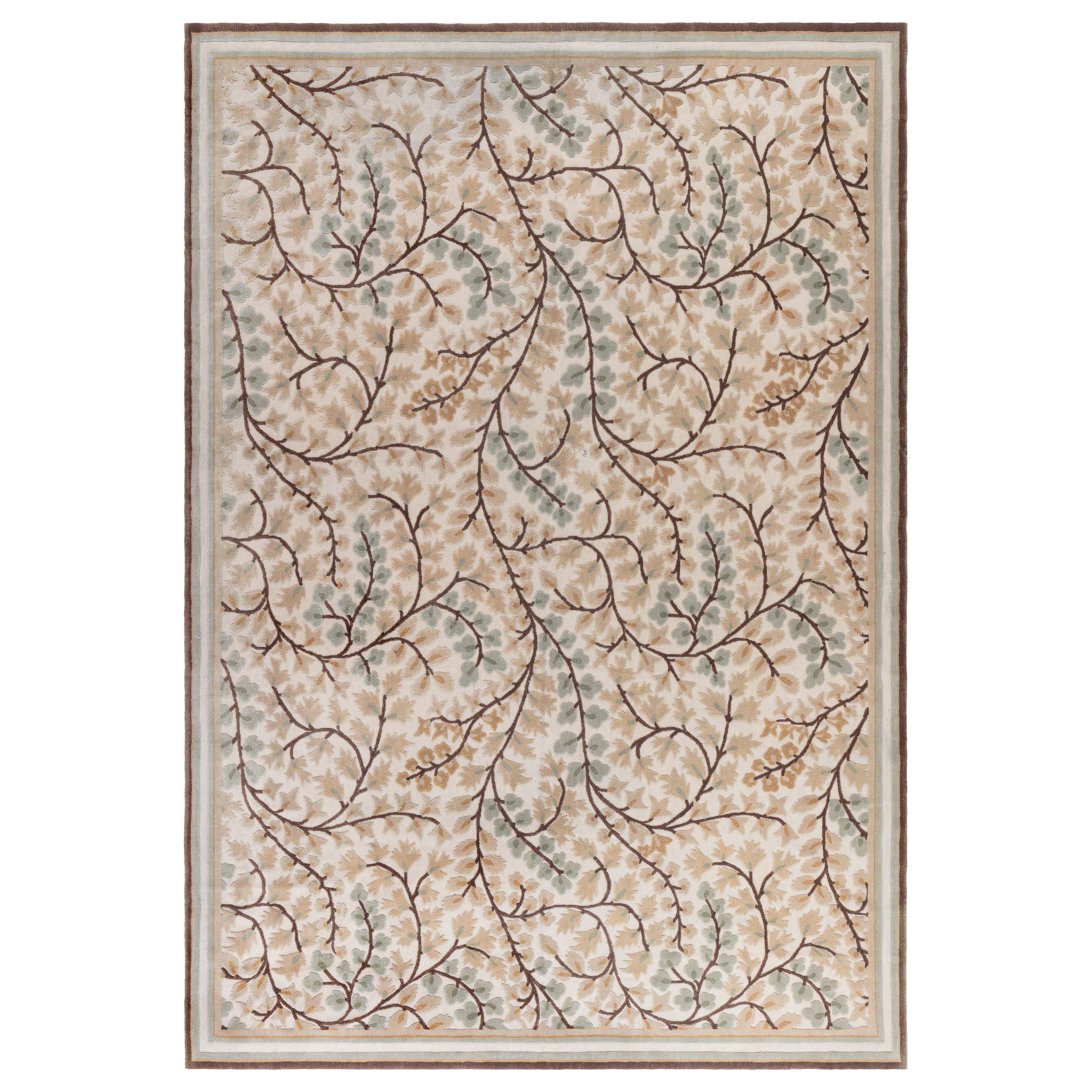 Modern Maple Design Rug by Doris Leslie Blau For Sale