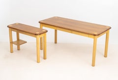 Modern Maple L-Shaped Desk