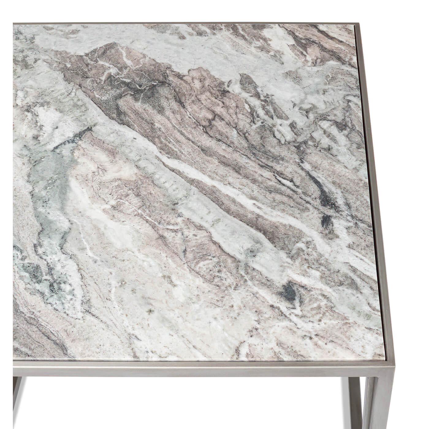 Modern Marble 3 Piece Coffee Table For Sale 1