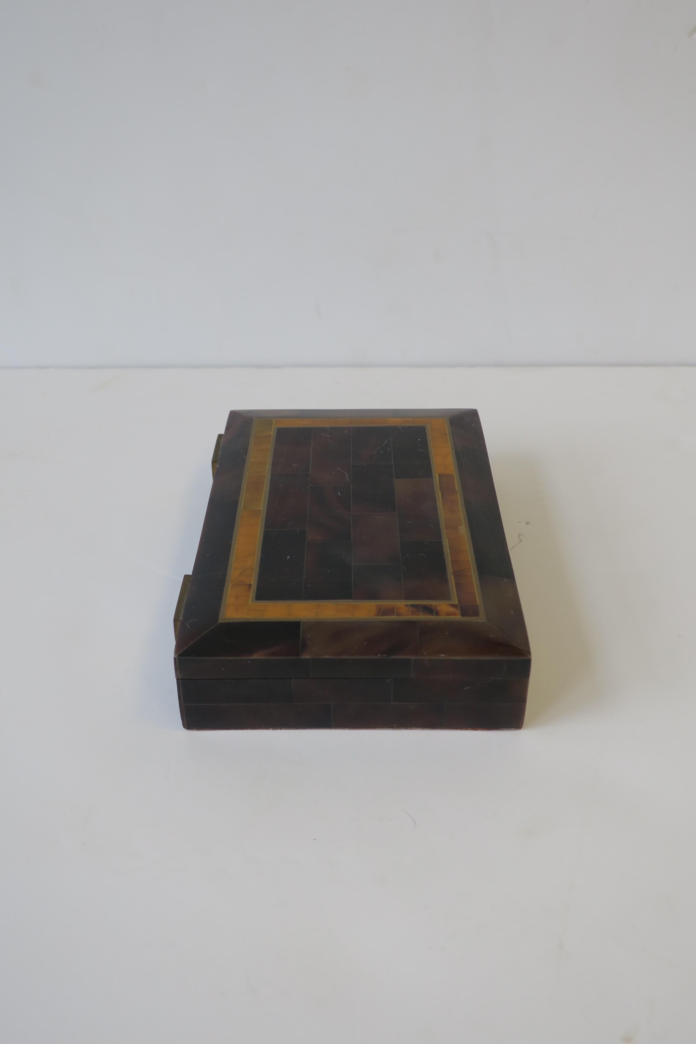 Marble and Brass Jewelry Box 7