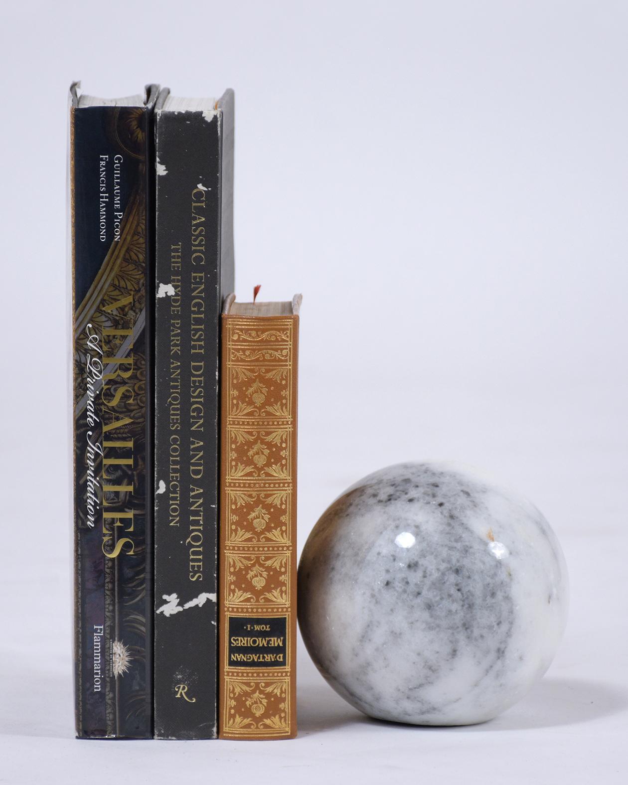 Mid-Century Modern Modern Marble Bookends