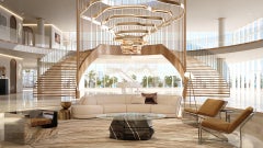 Modern Marble Civilization Coffee Table, Hegra AlUla