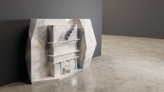 Modern Marble Console Table in Italian Marble