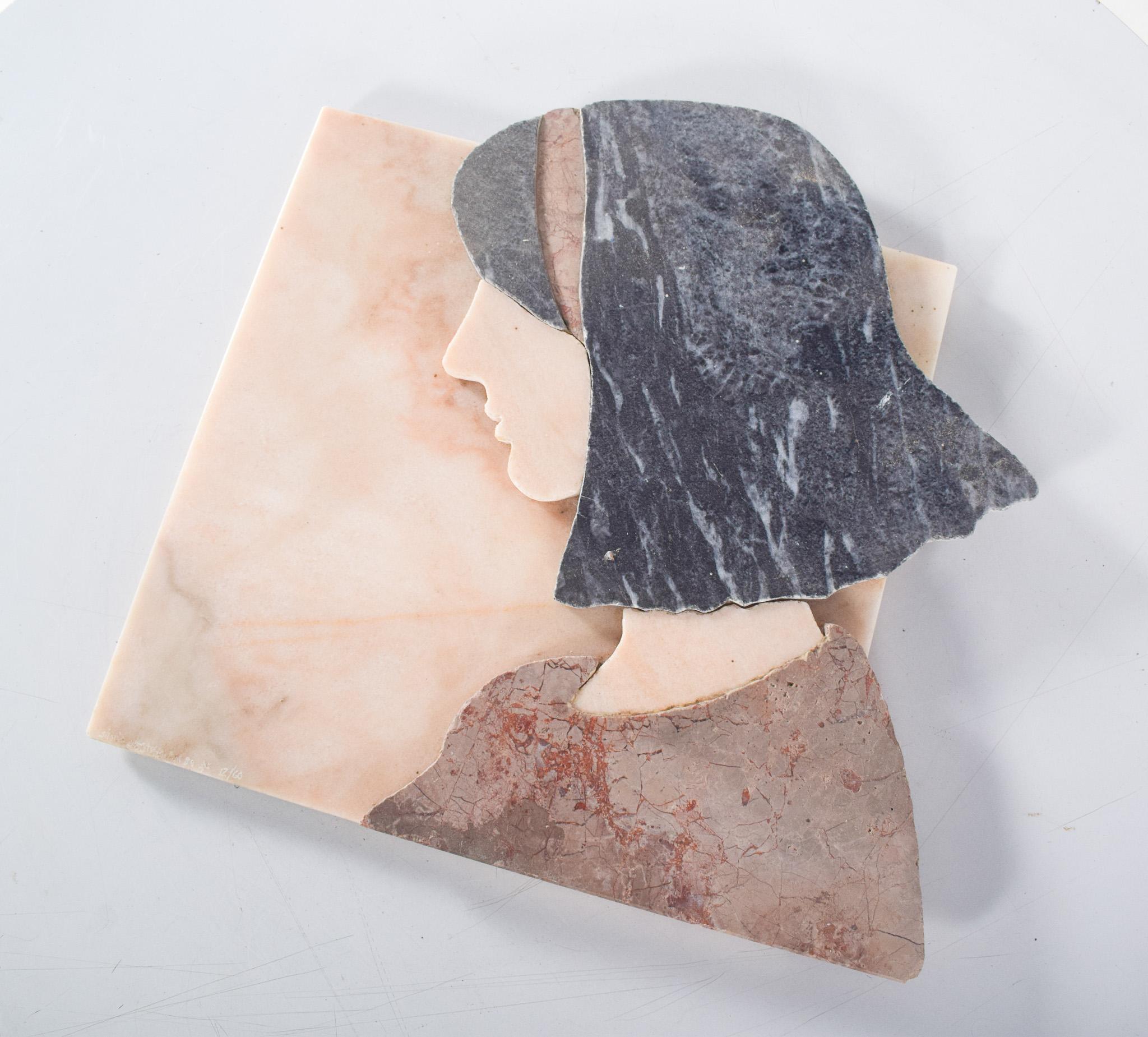 Mid-Century Modern Modern Marble Sculpture by Sylvia Westfallen For Sale