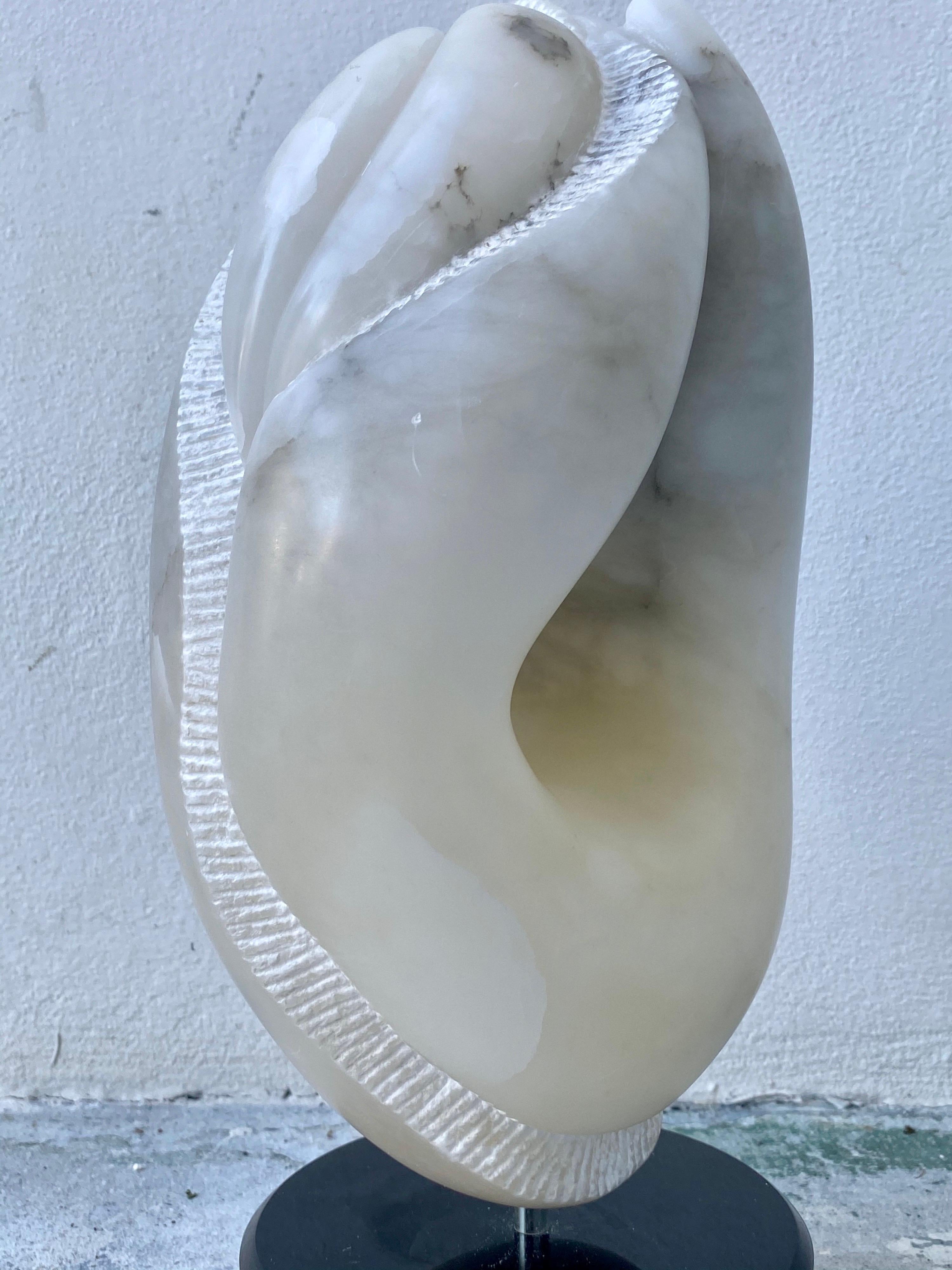Carved Modern Marble Sculpture