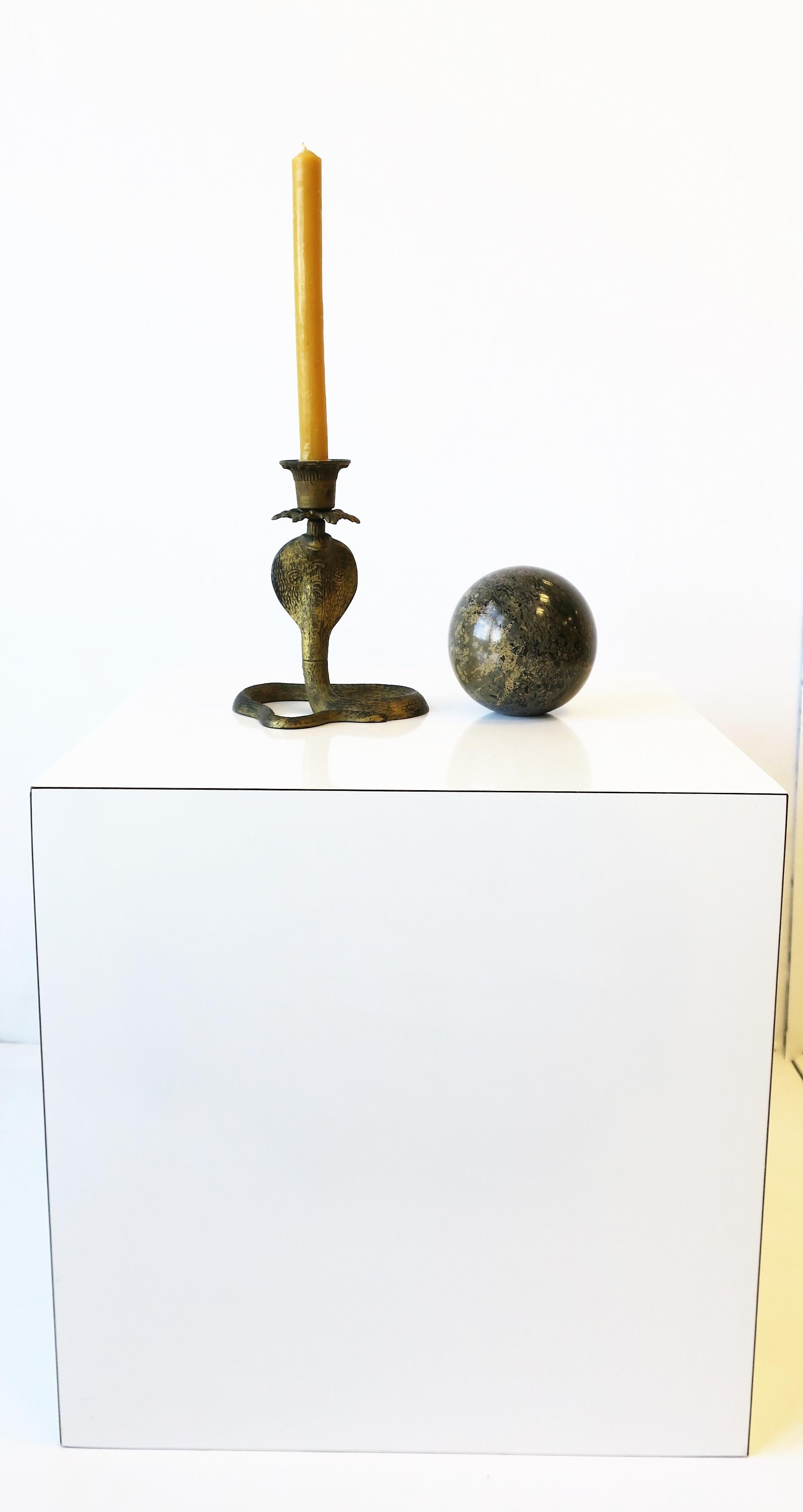 20th Century Modern Art Deco Marble Sphere Black and other Hues, circa 1970s