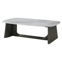 Modern Marble Top Charcoal Coffee Table