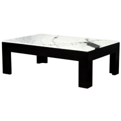 Modern Marble-Top Coffee Table