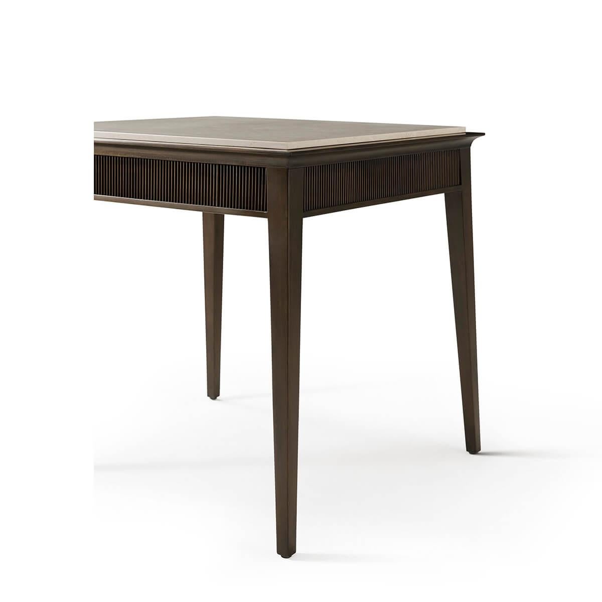 Moderner Tisch mit Marmorplatte im Zustand „Neu“ im Angebot in Westwood, NJ
