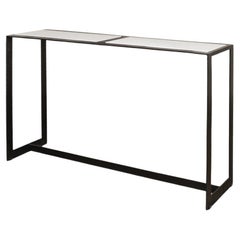 Modern Marble Top Iron Console Table