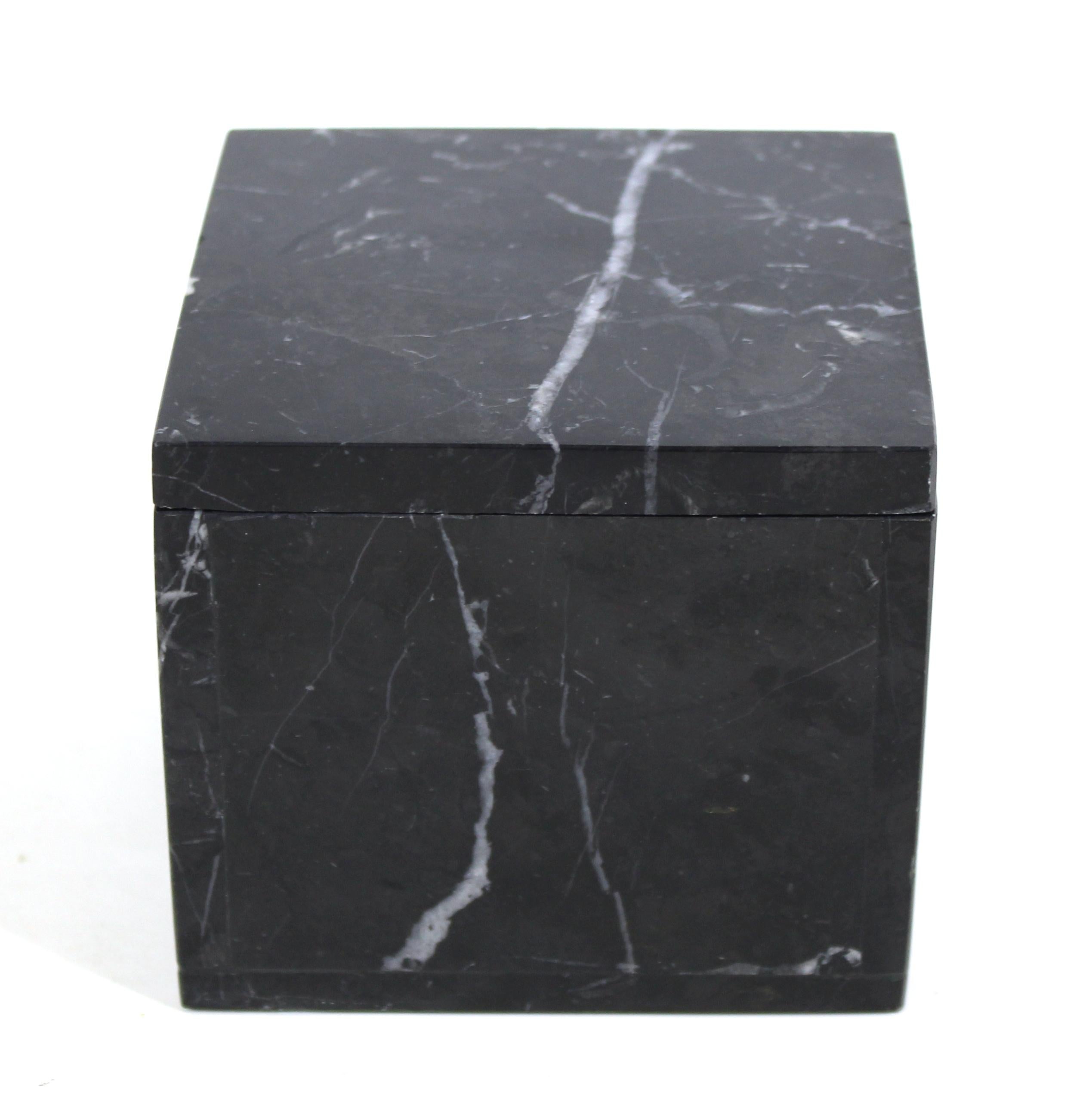 marble trinket box with lid