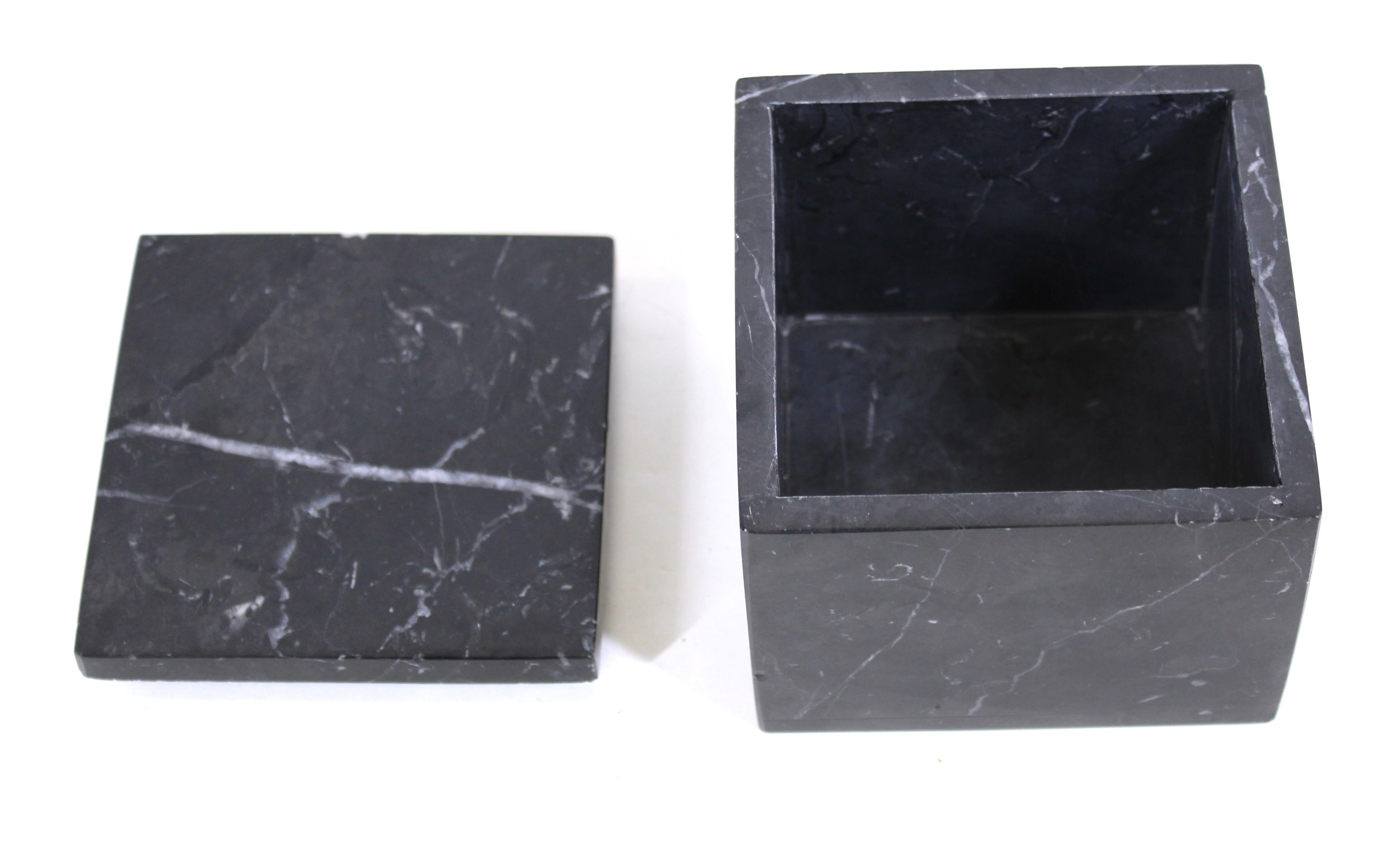 20th Century Modern Marble Trinket Box