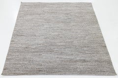 Modern Marbled Grey Soumak PET Rug Eco-Friendly & High-Traffic 8x10