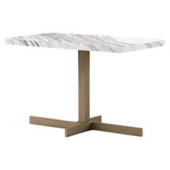 Modern Margem Coffee Table made with Neolith Colorado Dunes Polished and Brass