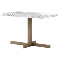 Modern Margem Coffee Table made with Neolith Colorado Dunes Polished and Brass