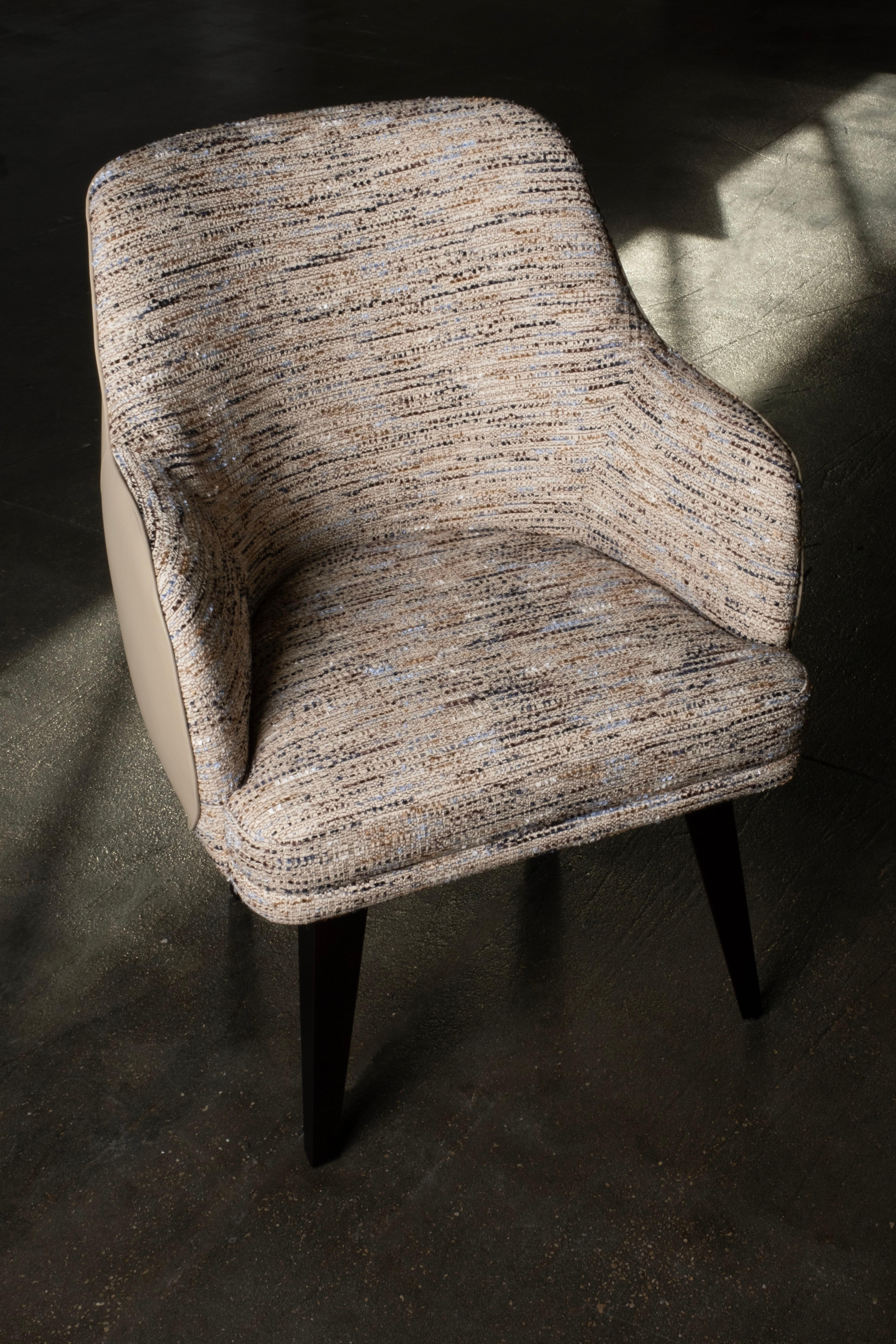 Modern Margot Dining Chair, Brass, NOBILIS, Handmade Portugal by Greenapple For Sale 1