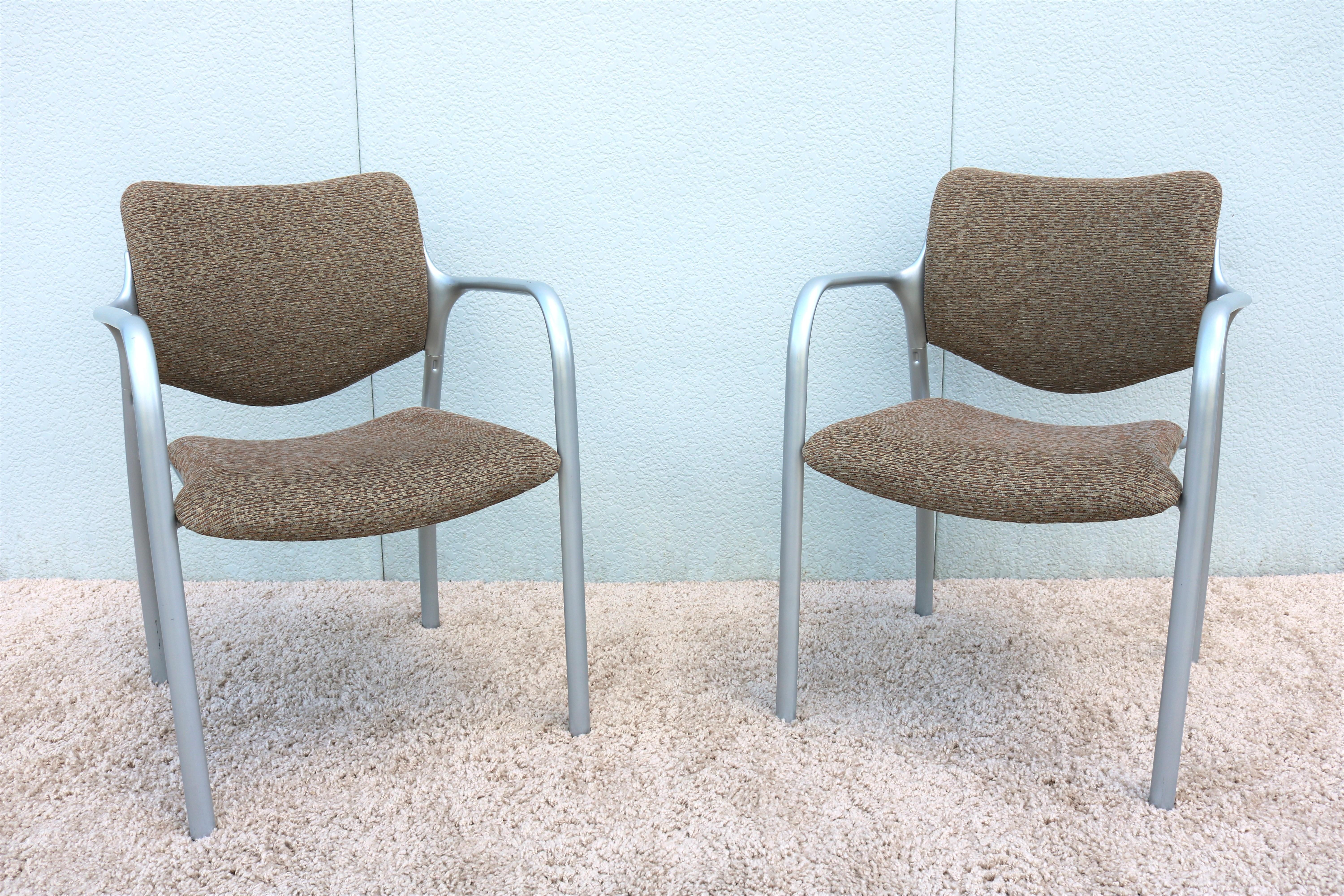 Painted Modern Mark Goetz for Herman Miller Aside Side Stacking Chairs - Set of 4 For Sale
