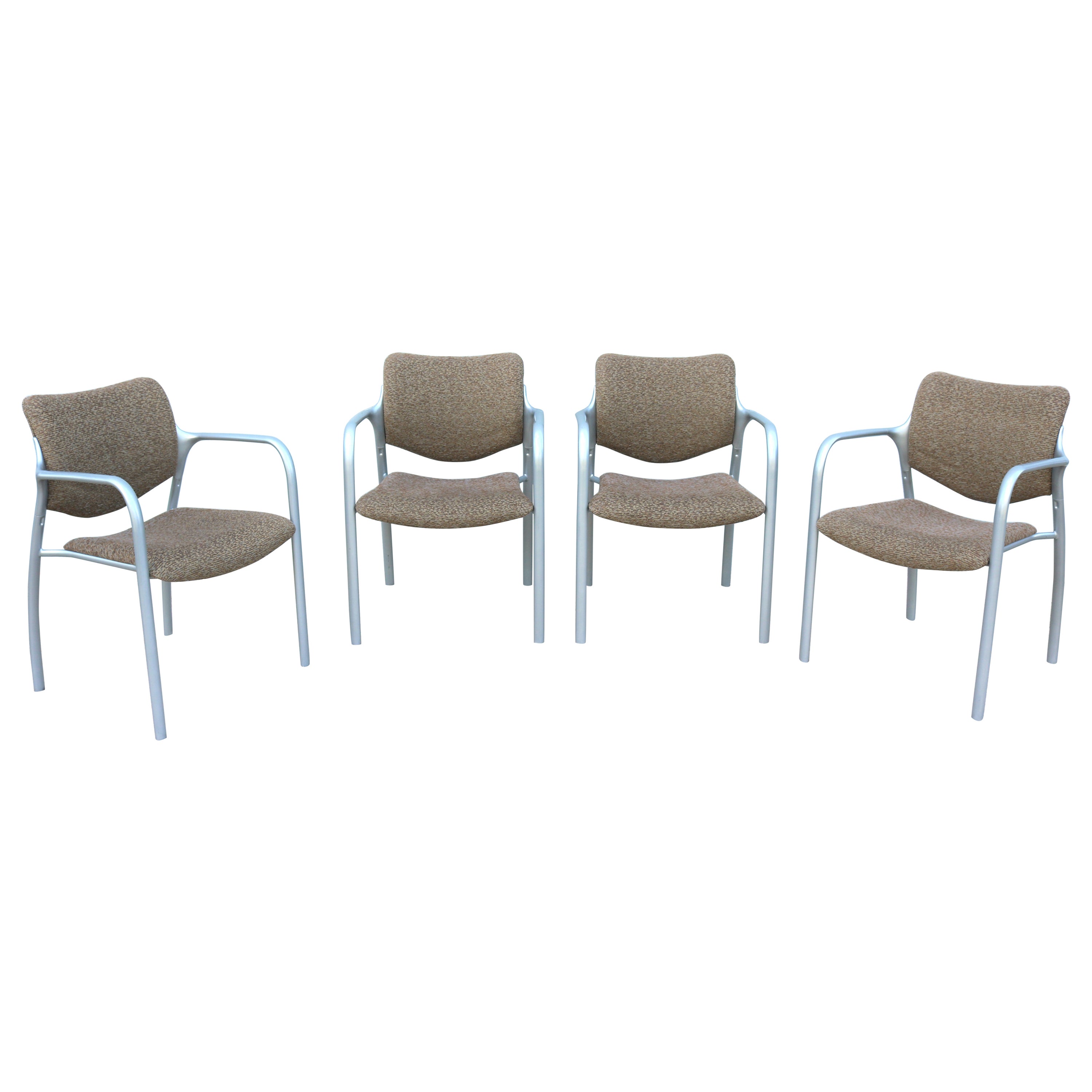 Sedie moderne impilabili Mark Goetz for Herman Miller Aside Side - Set di 4