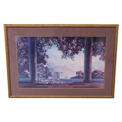Vintage Modern Maxfield Parrish Framed Print "Daybreak"