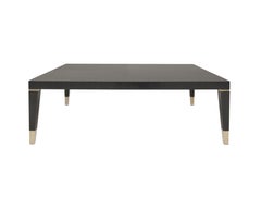 Modern Mayfair Wooden Center Table with Metal Legs