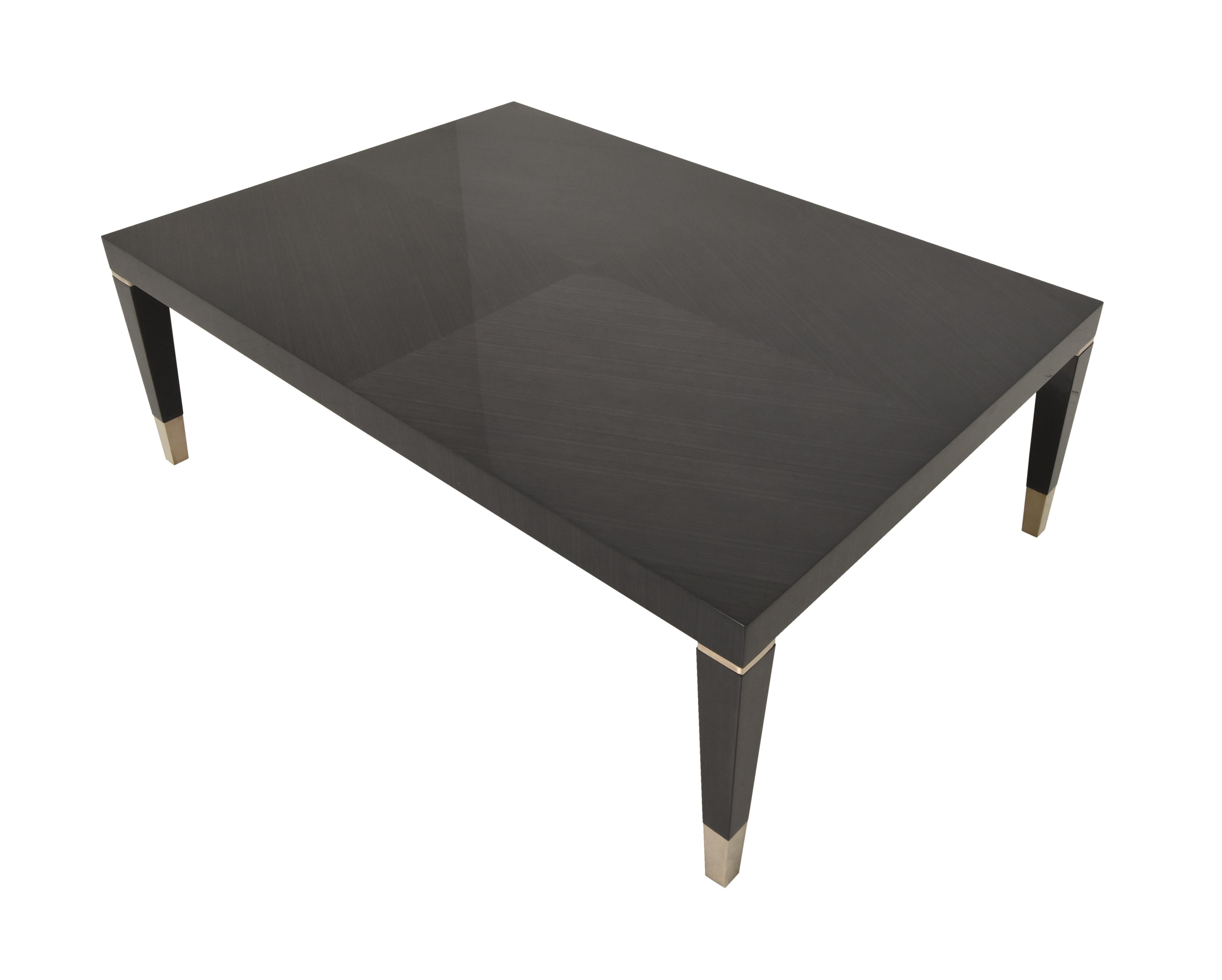 Mesa Centro Moderna Mayfair de Madera con Patas Metálicas Moderno en venta