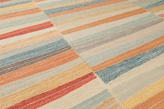 Modern Mazandaran Kilim – Handwoven Wool with Organic Vegetable Dyes
