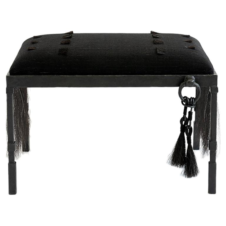 HORSE HAIR BENCH NO. 3 
J.M. Szymanski
D. 2022

Contemporary furniture at its finest. Horsehair textile and blackened iron are combined to create an exciting juxtaposition of elements. Available in creme, brown, and black. 

Custom sizes