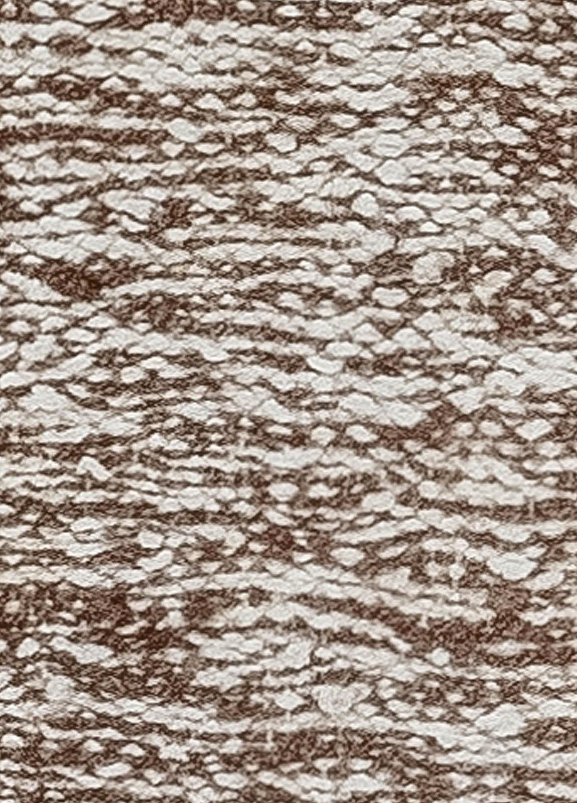 Chemin de table moderne en laine tissée beige et marron par Doris Leslie Blau
Taille : 1'8