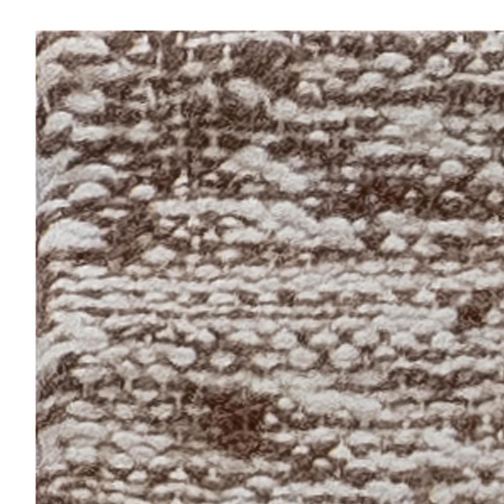 Modern Melange Brown Flat Weave Wool Runner by Doris Leslie Blau In New Condition For Sale In New York, NY