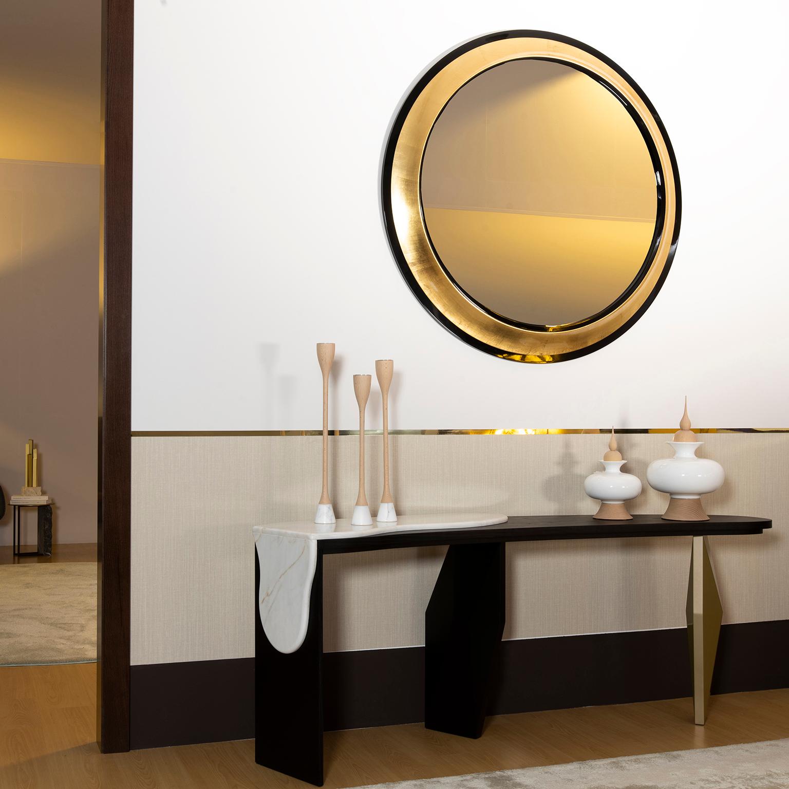 Modern Menir Console Table, Calacatta Marble Handmade in Portugal by Greenapple For Sale 7