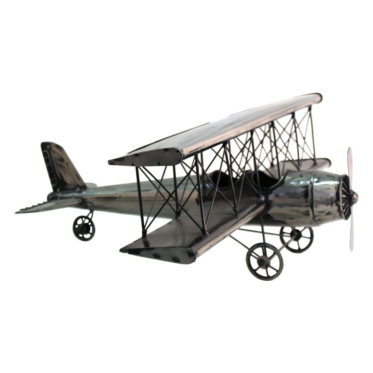 Modern Metal Airplane Model Collectible at 1stDibs