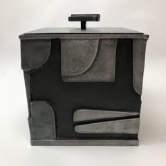 Modern Metal Cube Ice Bucket