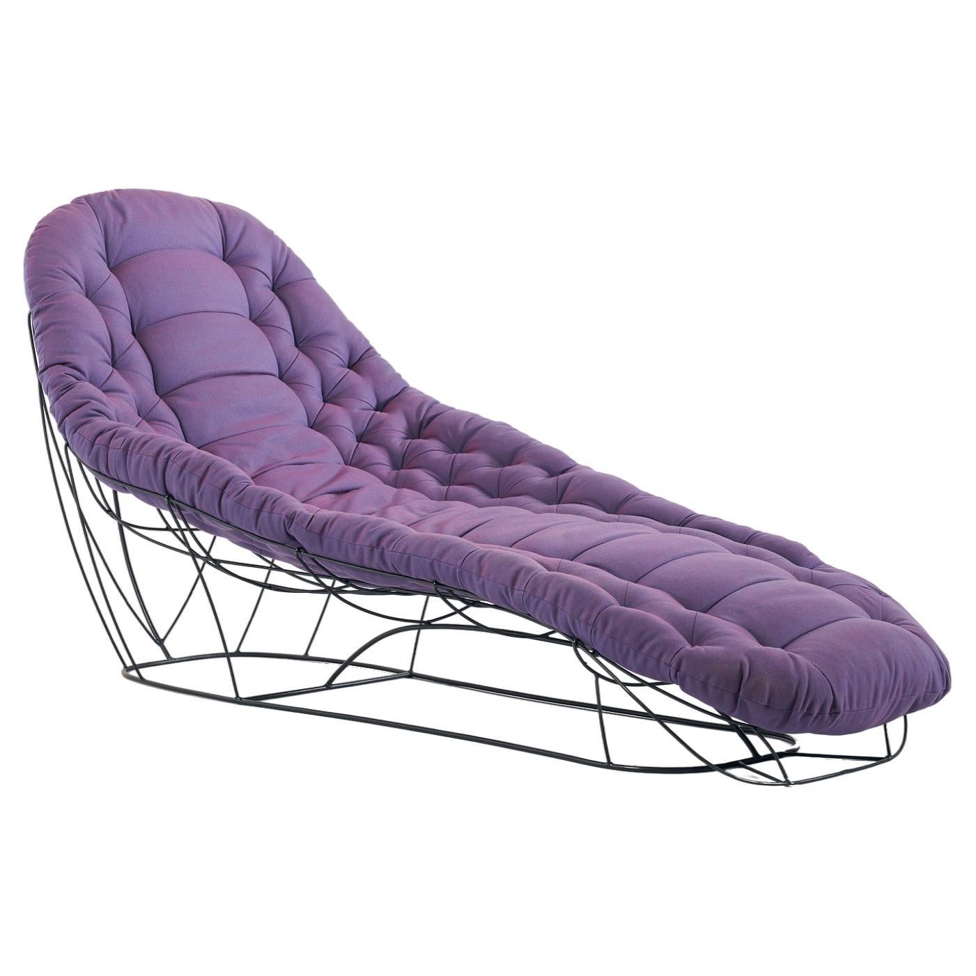Modern Metal Serpent Lounger Daybed by Kunaal Kyhaan For Sale
