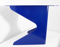 Moderner Metallhocker, Edelstahl, ''LM-Hocker''