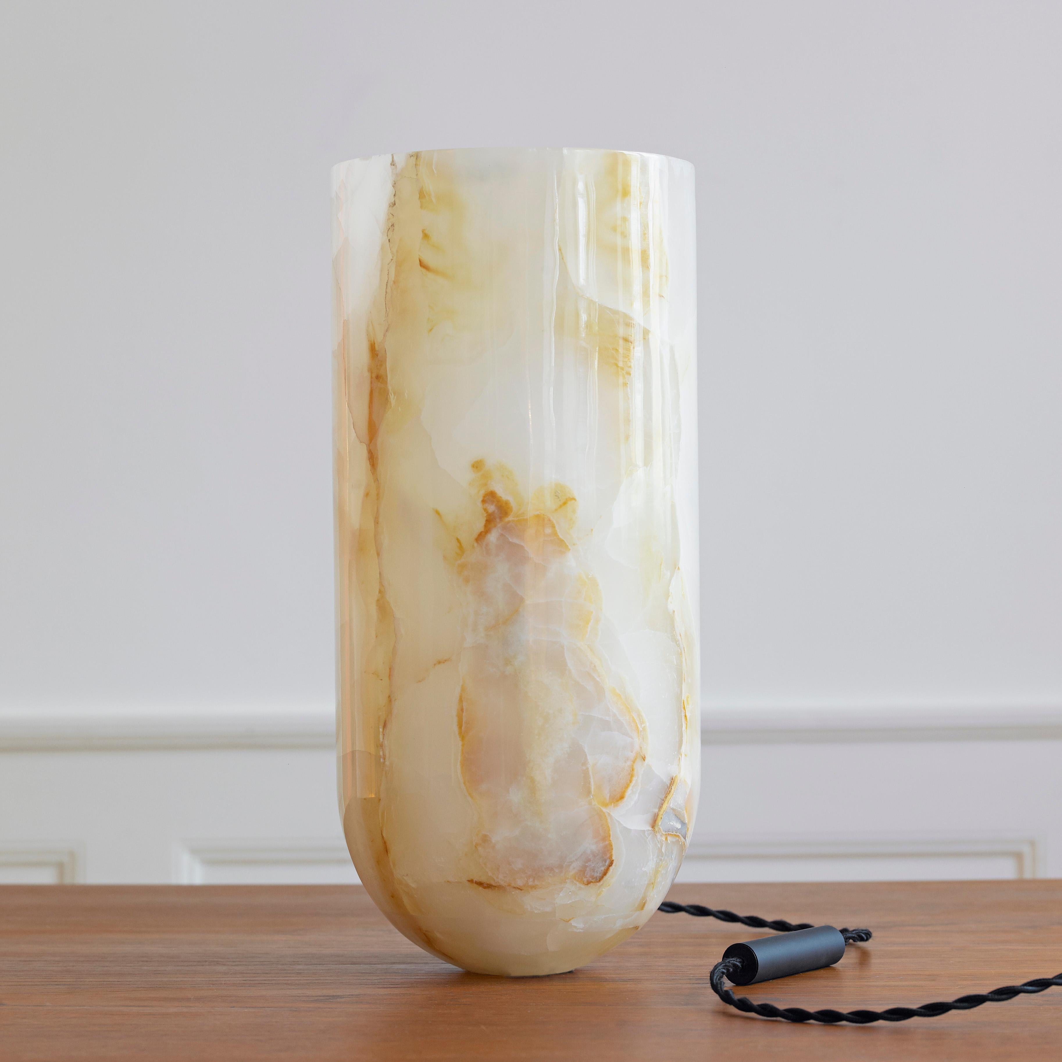 English Modern Michael Anastassiades Onyx Table Lamp in Marble, United Kingdom