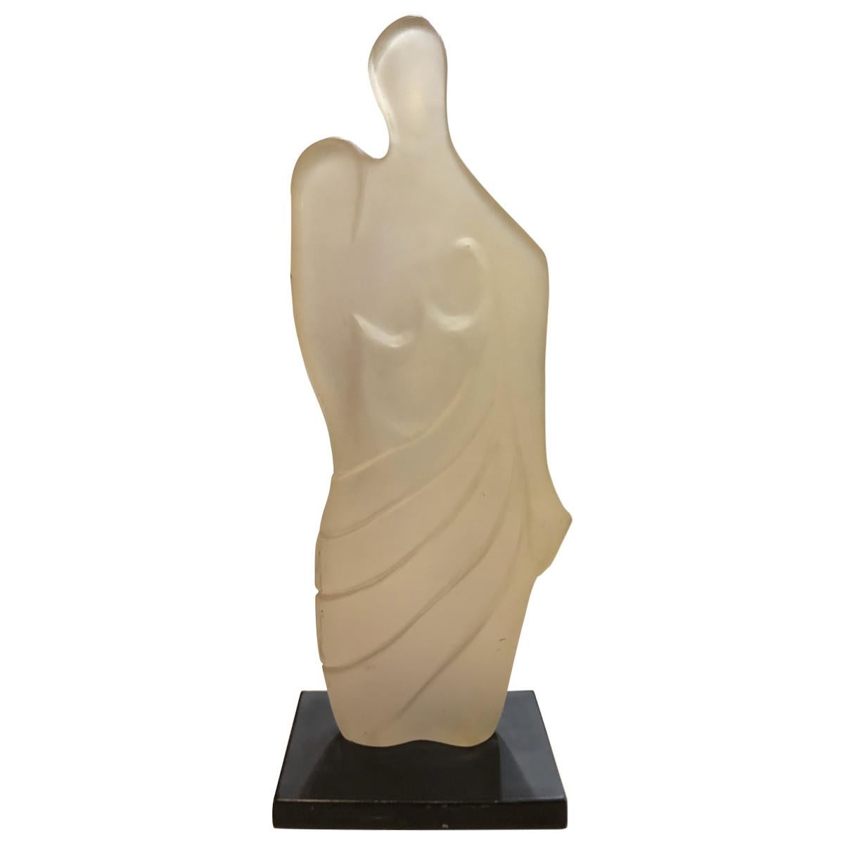 Italian Modern Midcentury Art Deco Style Mother and Child For Sale