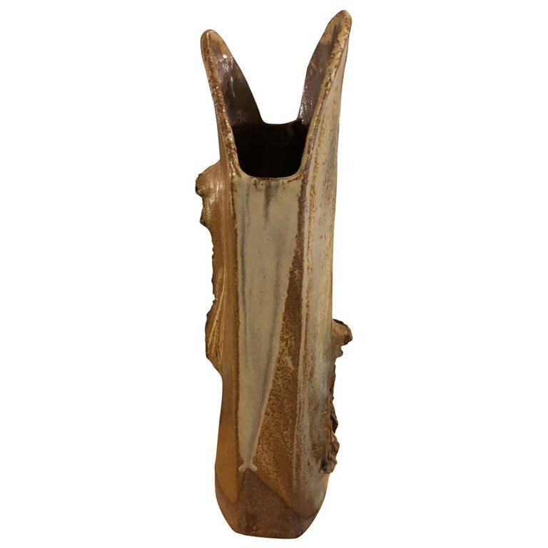 Modern Mid Century Faux Bois Vase 1950 1959 For Sale At 1stdibs