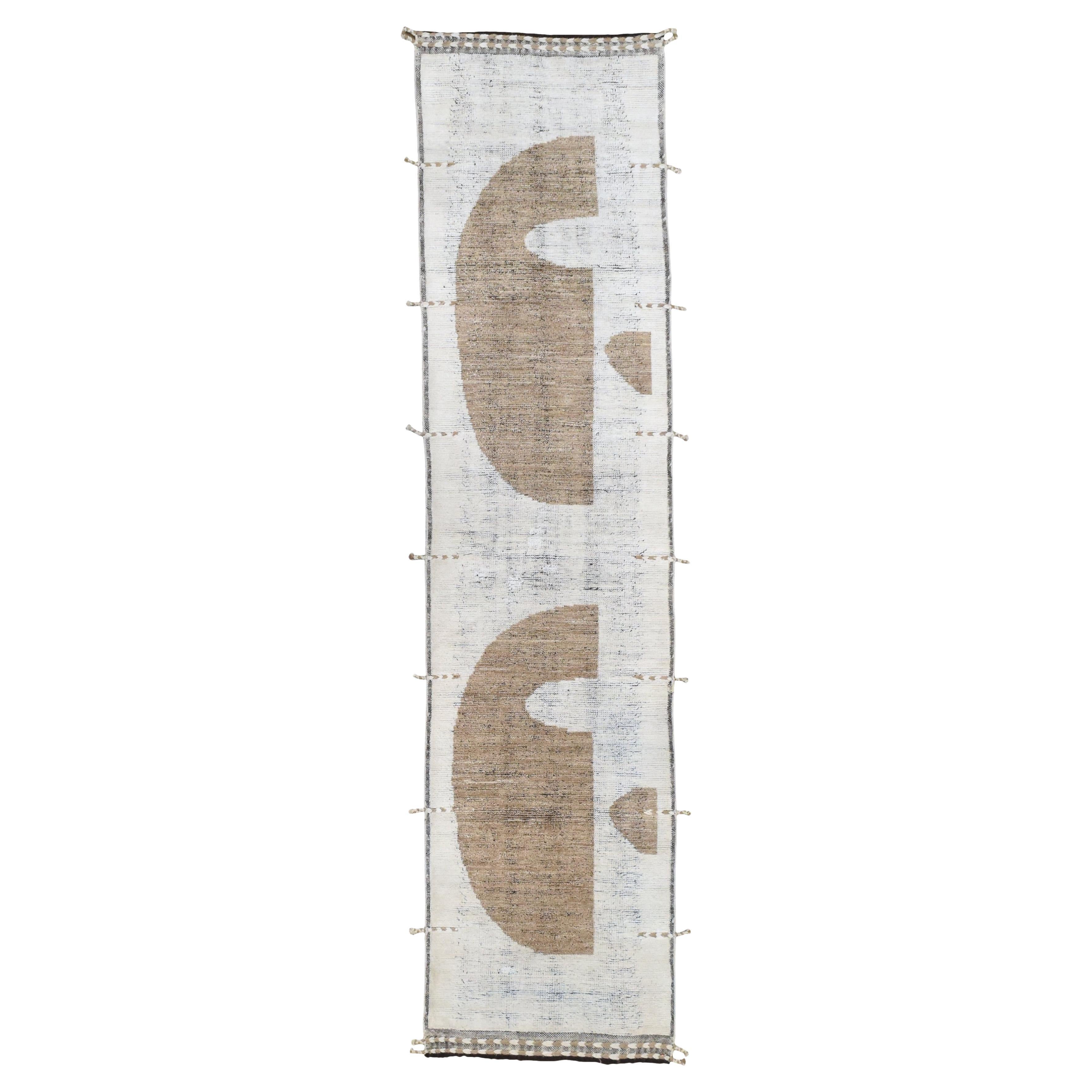 Modern Mid Century Large Scale Runner 3'x12'5'' For Sale