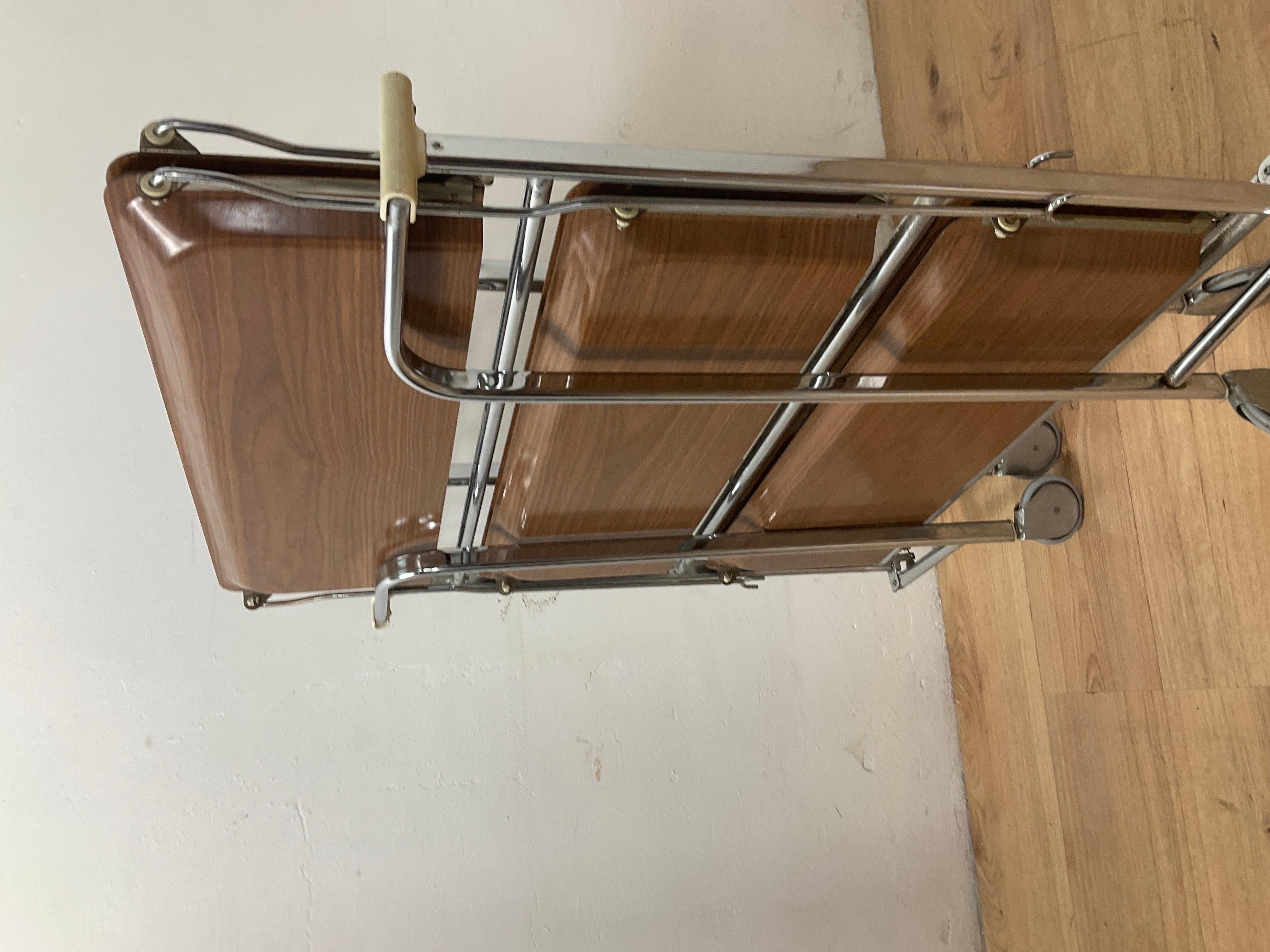 Modern Midcentury Serving Trolly For Sale 8