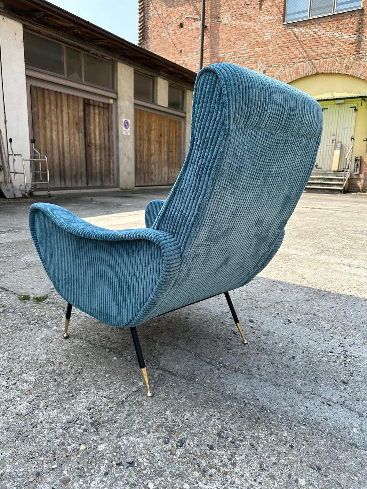 Mid-20th Century Modern-mid century, set of 2 italian armchairs from the 50s-60s