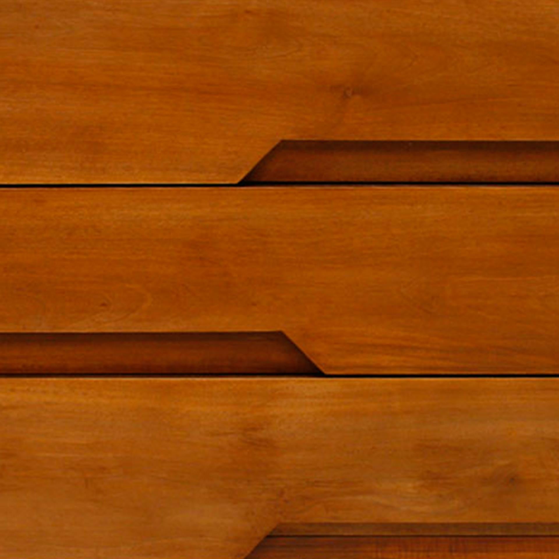 XXI secolo e contemporaneo nello stile della modernità di metà secolo Coppia di comò italiani in legno massiccio in vendita