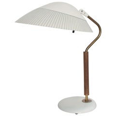 Modern Midcentury Clamshell Table Desk Lamp by Gerald Thurston for Lightolier