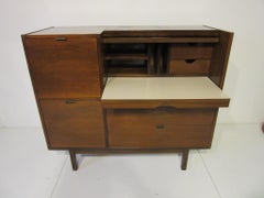 Modern Midcentury Roll Top Desk/Office