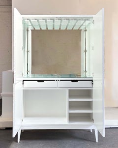 Modern Milano Four Door Dry Bar with Pastel Blossom Mosaic by Ercole Home